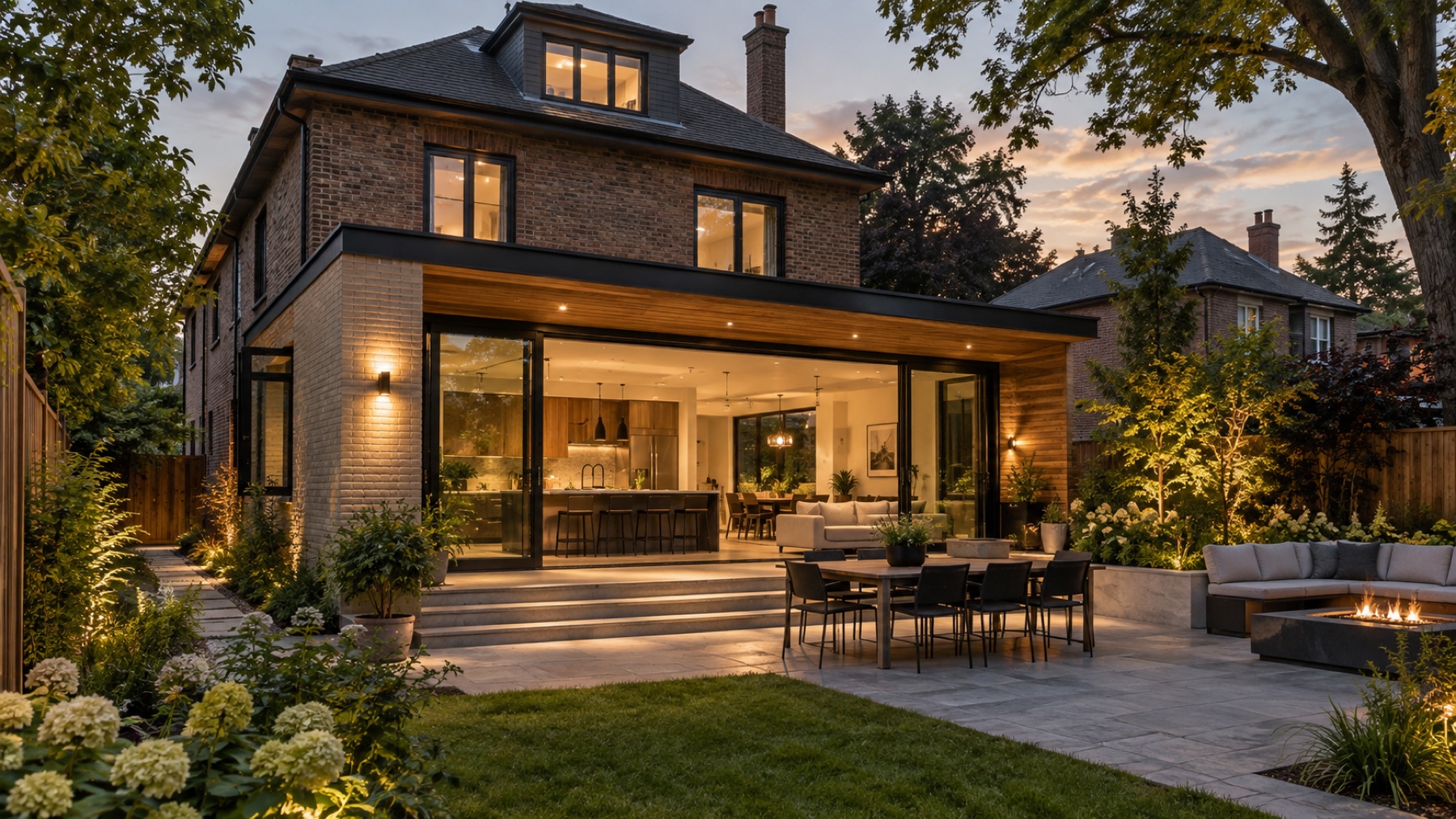 Contemporary home addition